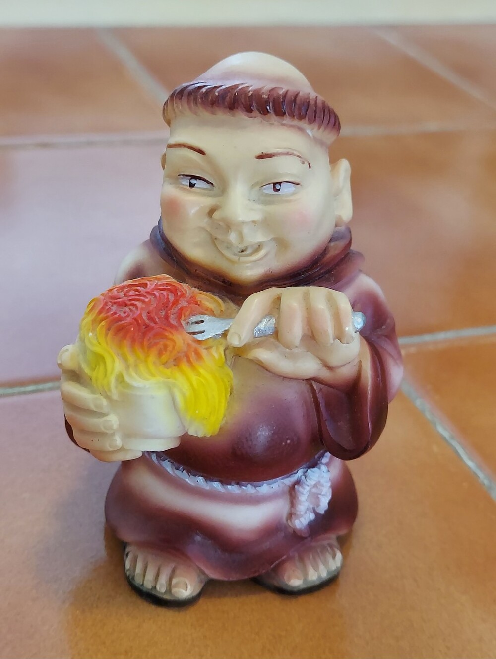 Jolly Monk Figurine